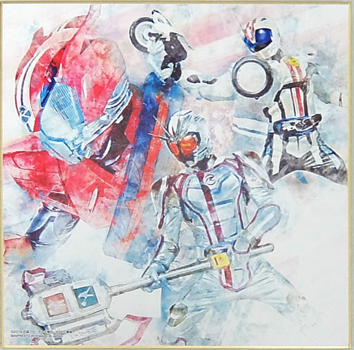 Paper Products Character Corporation Kamen Rider Drive Heisei Kamen Rider Shikishi Iro Kore Ichiban Kuji Kamen Rider Build Heisei Kamen Rider Collection B Award Goods Accessories Suruga Ya Com