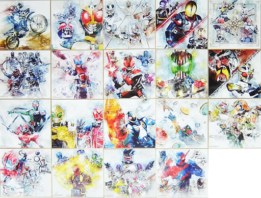 Paper Products Character Corporation 19 Variety Set Heisei Kamen Rider Color Paper Color This Ichiban Kuji Kamen Rider Build Heisei Kamen Rider Collection B Award Goods Accessories Suruga Ya Com