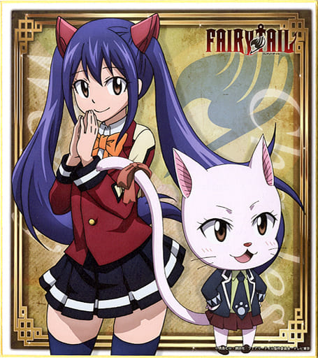 ☆【未使用】アールビバン フェアリーテイル ウェンディ シャルル 駿河屋 -<中古>ウェンディ＆シャルル(通常) 色紙 「FAIRY TAIL