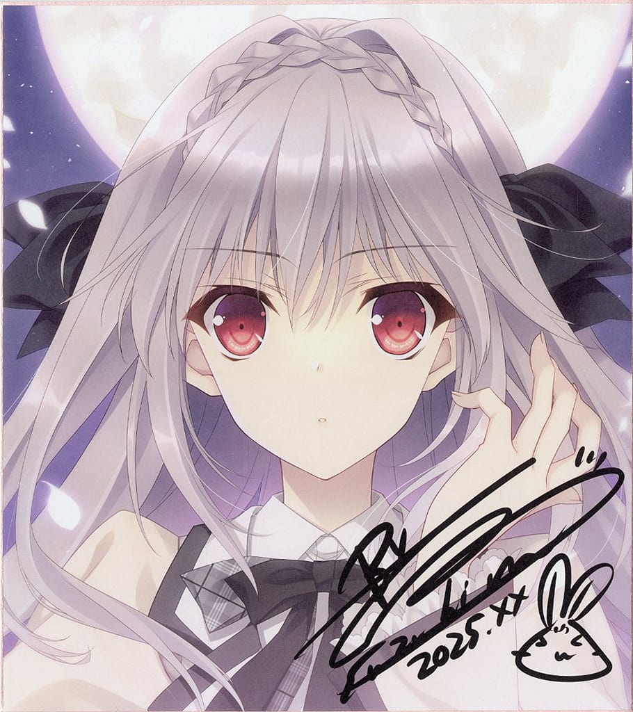 桜小路ルナ 初キャラソンプロジェクト サイン付きフルカラー色紙 駿河屋 -<中古>桜小路ルナ 鈴平ひろ複製サイン入りフルカラー複製色紙