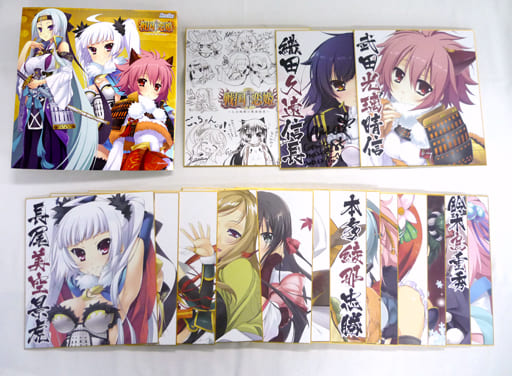 紙製品(キャラクター)　集合 特製色紙バインダーセットvol.1 復刻版 「戦国†恋姫～乙女絢爛☆戦国絵巻～」 駿河屋 -【アダルト】<中古>集合 特製色紙バインダーセットvol.1
