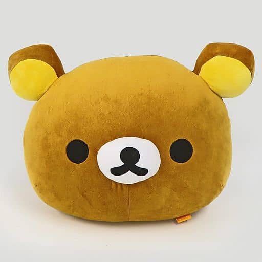 Rilakkuma Face Three Dimensional Cushion "Rilakkuma" Goods
