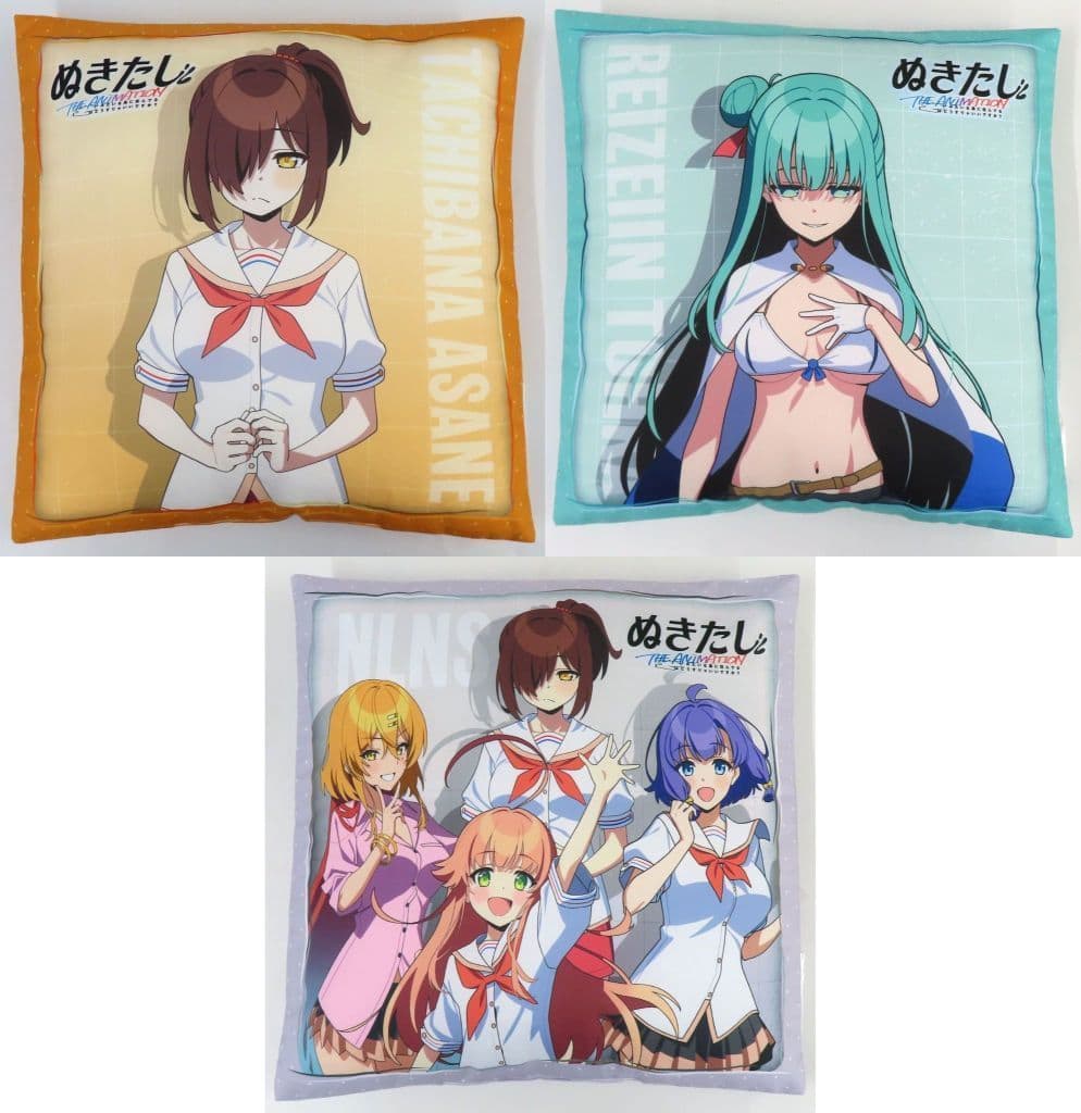 コンプリート ぬきたし THE ANIMATION プラチナムザッカ クッション 駿河屋 -<中古>畔美岬 プラチナムザッカクッション 「ぬきたし