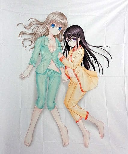 駿河屋 -<中古>友利奈緒＆乙坂歩未 Na-Ga描き下ろし等身大シーツ