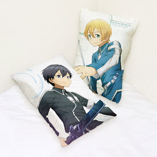 Cushion Cover / Pillow Case (Character Cutter) Kirito & Eugeo Pillow