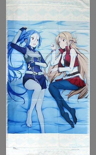 駿河屋 -<中古>[単品] アスナ＆ミト 描き下ろし等身大ベッドシーツ