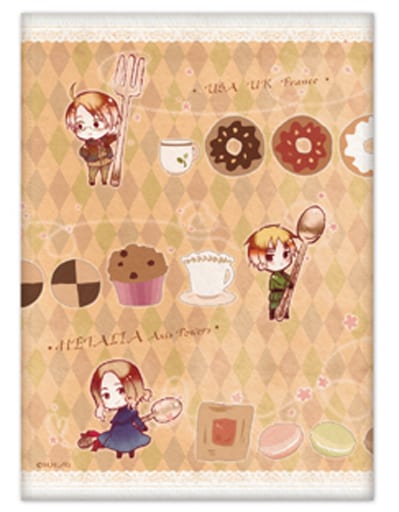 駿河屋 -<中古>02.連合 ふわふわブランケット 「ヘタリア Axis Powers