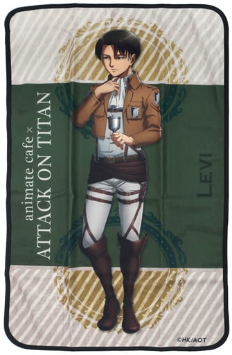 Captain Levi Fleece Blanket Attack On Titan Season 3 Part 2 Animatecafe Character Actor Cake Purchase Benefits Goods Accessories Suruga Ya Com