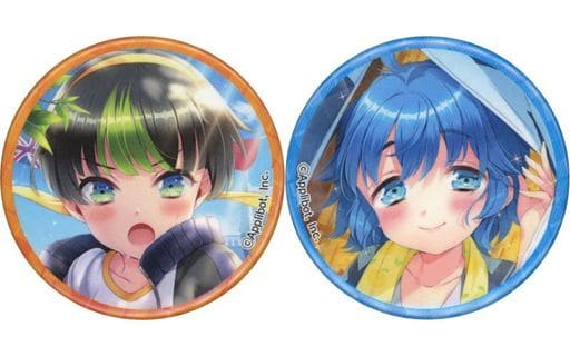 駿河屋 -<中古>円野真理佳＆我妻浅梨 缶バッジセット(2個セット