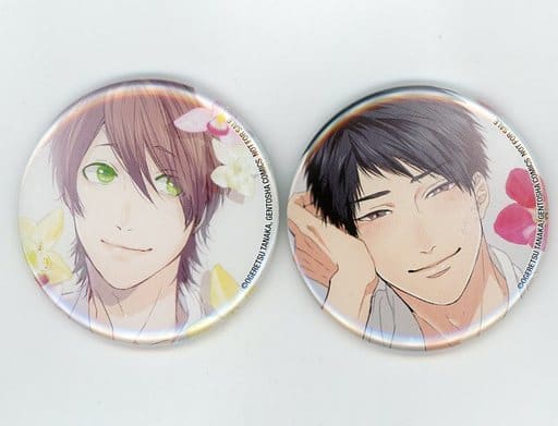 駿河屋 -<中古>遠野高志＆加島優 缶バッジセット 「コミックス
