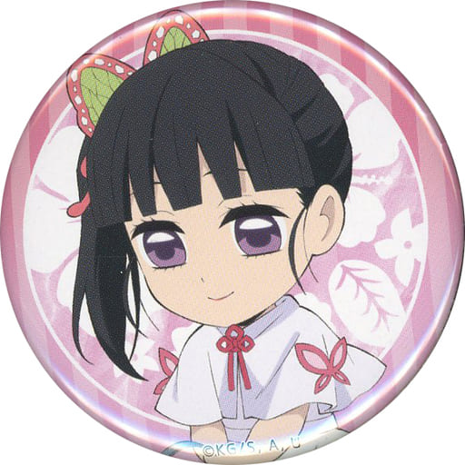 鬼滅の刃 夏休み 2021 ランダム缶バッジ 栗花落カナヲ ホロ 駿河屋 -<中古>栗花落カナヲ(ノーマル) 「鬼滅の刃×ufotable cafe
