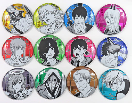 チェンソーマン デコレクション缶バッジ 第1弾 未開封 原作 グッズ 駿河屋 -<中古>全12種セット 「チェンソーマン デコレクション缶