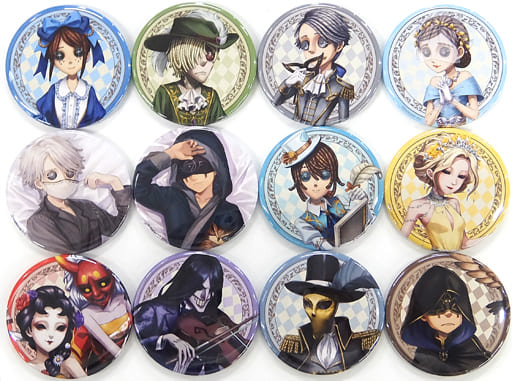 第五人格 ホテルコラボ 缶バッジ 等身 駿河屋 -<中古>全12種セット 「Identity V 第五人格×サンシャイン