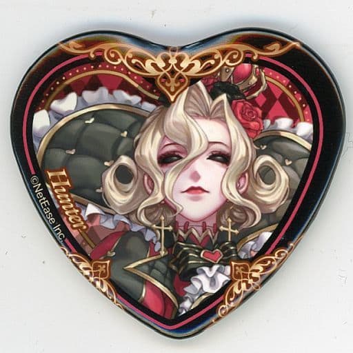 第五人格 バトラーズカフェ 血の女王 ハート缶バッジ identityV 第五人格 コラボカフェ スイパラ バトラーズカフェ 缶