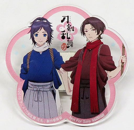 大和守安定 加州清光亚克力徽章 Blu Ray Dvd刀剑乱舞 花丸 其一初次生产限定版 Amiami购入特典 杂货 小物件 Suruga Ya Com