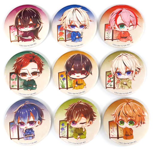 駿河屋 -<中古>[単品] 集合 描きおろしちびキャラ缶バッジ9個