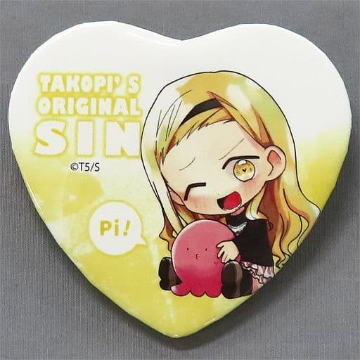 雲母坂まりな×2種　タコピーの原罪 トレーディングハート缶バッジ ぎゅぎゅっと 雲母坂まりな×2種 タコピーの原罪 トレーディングハート缶バッジ ぎゅ