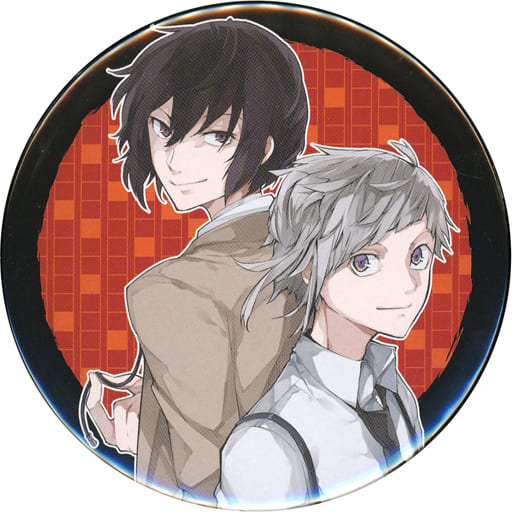 駿河屋 - 太宰治&中島敦 100mm缶バッジ 「コミックス 文豪ストレイドッグス 17巻 アニメガ限定版」 有償特典(バッジ・ピンズ)