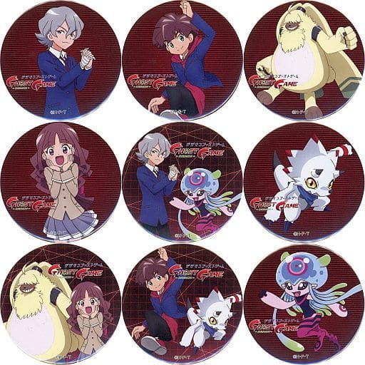 全9種セット デジモンゴーストゲーム×カラオケの鉄人 トレーディングデカ缶バッジ 駿河屋 -<中古>全9種セット 「デジモンゴーストゲーム×カラオケの鉄人