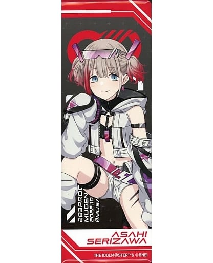 アイドルマスターシャイニーカラーズ　ロング缶バッジ　ムゲンビート　芹沢あさひ 駿河屋 -<中古>芹沢あさひ 公式ロング缶バッジ 「アイドルマスター