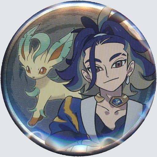 駿河屋 -<中古>セキ＆リーフィア 「ポケットモンスター 缶バッジ