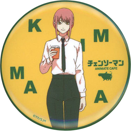 Makima (minced meat) "Chainsaw Man ×animatecafe Trading metal badge