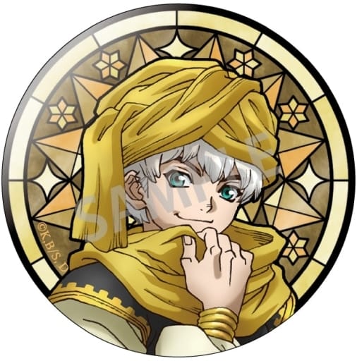 Dr.STONE 西園寺羽京 メタル缶バッジ セット アラビアン グッズ-バッチ】Dr.STONE 箔押し缶バッジ 西園寺羽京 | アニメイト