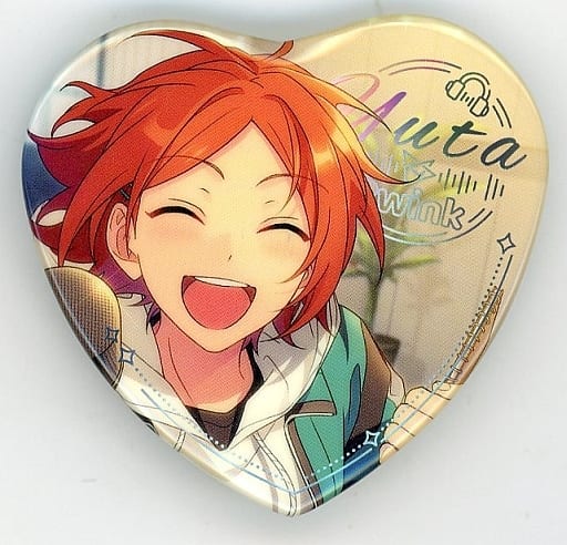 あんスタ 中国 ハート 缶バッジ 葵 ゆうた 心光印彩 あんスタ中国グッズ代行minaplex