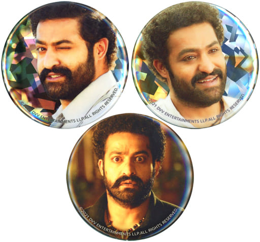 N. T. Rama Rao Jr. (Beam) metal badge 3-piece set 