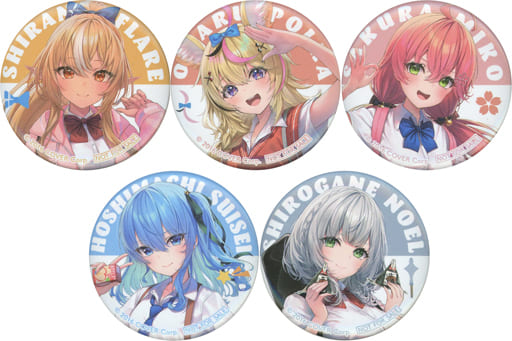 駿河屋 -<中古>全5種セット オリジナル缶バッジ 「バーチャル