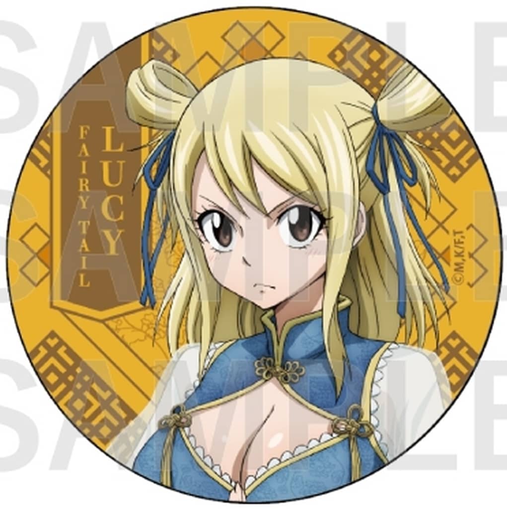 FAIRY TAIL ルーシー　文教堂 アニメガ 限定 缶バッジ FAIRY TAIL ルーシー 文教堂 アニメガ 限定 缶バッジ フェアリー