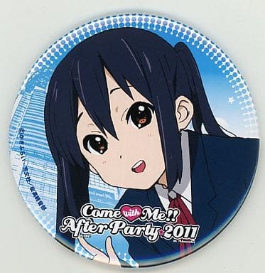 けいおん!缶バッジ5個セット come with me 2011 駿河屋 -<中古>中野梓 缶バッジ 「けいおん!!」 Come with Me!! After