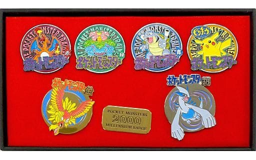 駿河屋 -<中古>ポケモン ミレニアムバッジ 2000(7種セット 駿河屋 -<中古>ポケモン ミレニアムバッジ 2000(7種セット