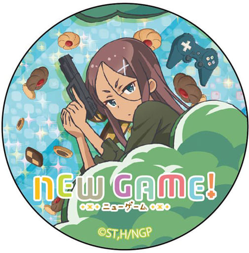 徽章胸针 角色 阿波根美子徽章 New Game 杂货 小物件 Suruga Ya Com