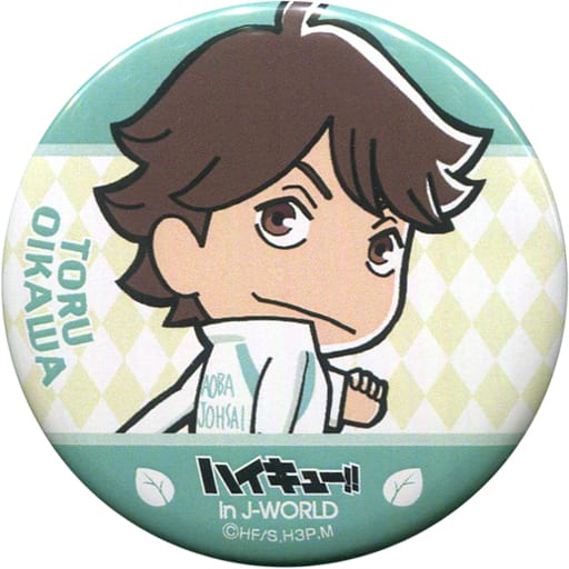 ハイキュー!! カド丸　缶バッジ　j-world 宮城フェス　及川徹 ハイキュー!! 及川 徹 カド丸缶バッジ | K-BOOKS 池袋 2次元グッズ通販