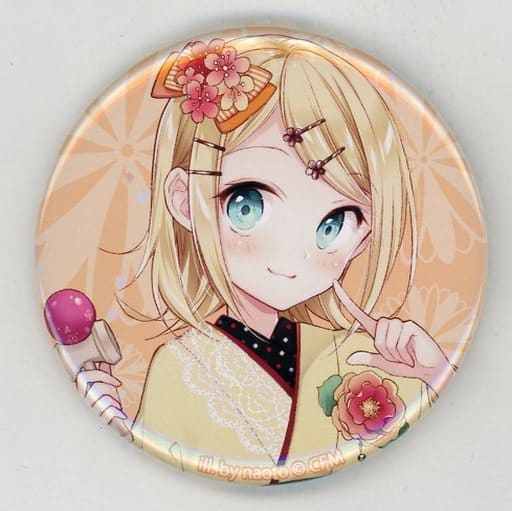 鏡音リン マルイ New Year Party 2018 缶バッジ 駿河屋 -<中古>鏡音リン(2018 New Year ver.) 「渋谷マルイ×VOCALOID