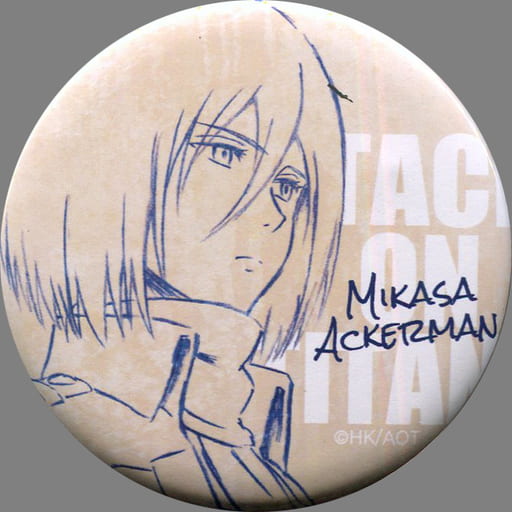 駿河屋 -<中古>[単品] ミカサ・アッカーマン WIT STUDIO 缶バッジ