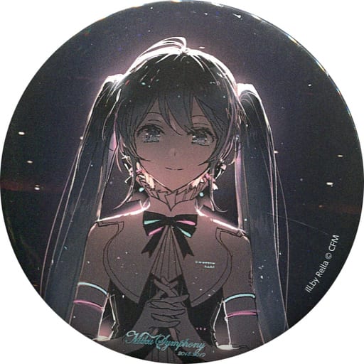 初音ミクシンフォニー 2018-2019 缶バッジ シークレット 駿河屋 -<中古>【シークレット1】 初音ミク(illustrator by Rella