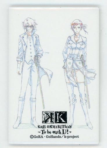 伏见猿比古 淡岛世理复制原画方形徽章 K The Exhibition To Be With U 杂货 小物件 Suruga Ya Com