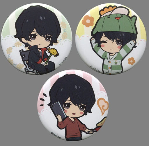 駿河屋 -<中古>チアキ(パジャマ＆電話＆お花) 缶バッジセット(3個組