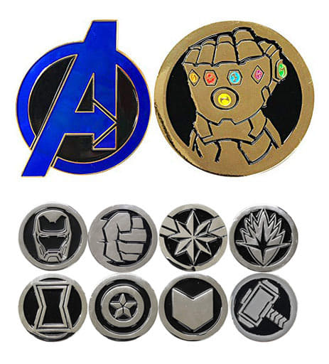駿河屋 -<中古>ピンバッジBOXセット(10個入り) 「アベンジャーズ