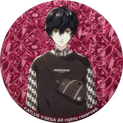 Main character 75 mm metal badge 「 Persona 5 The Royal X R4G 」 Goods / Accessories