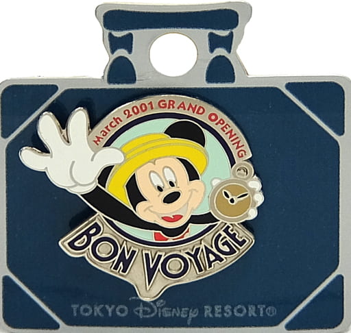 ミッキーマウス ピンズ ボン ヴォヤージュ Grand Opening March 01 東京ディズニーリゾート限定 Goods Accessories Suruga Ya Com