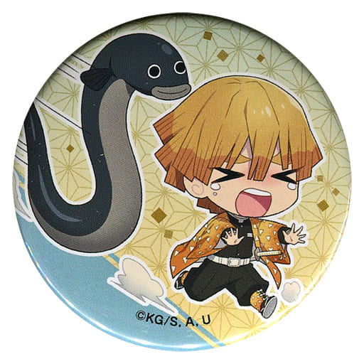 Agatsuma Zenitsu (Unagi) metal badge 「 Demon Slayer Kimetsu no Yaiba 」 Lawson / Loppi / HMV
