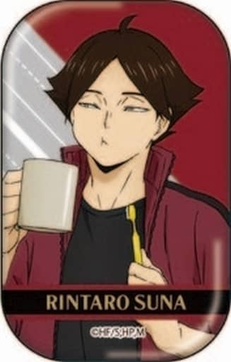 Badge Pins Tsunona Rintaro Plain Clothes Full Color Haikyu To The Top Square Metal Badge Goods Accessories Suruga Ya Com