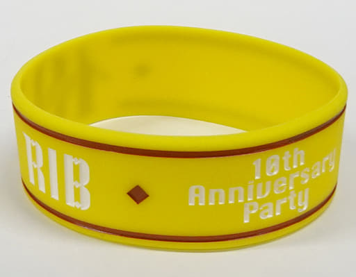 リアル Rib 駿河屋 - Rib オフィシャルラバーバンド(イエロー) 「Rib 10th Anniversary Party『MYLIST』」(リスト ...