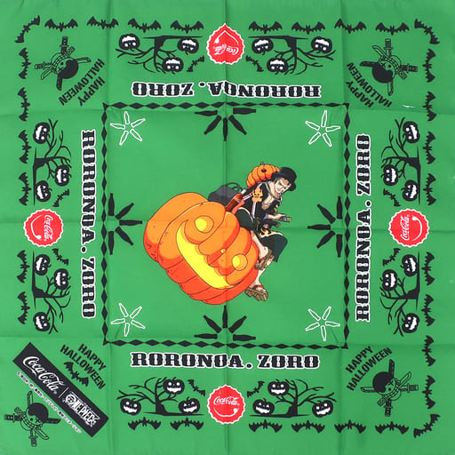 Roronoa Zoro Halloween Multi Bandana One Piece X Coca Cola Target Product Purchase Benefits Goods Accessories Suruga Ya Com