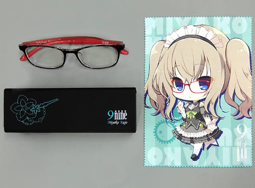 【完全新品未開封】9-nine- オリジナルメガネ 九条都モデル お待たせいたしました！ 『9-nine-』九條都モデルの展示を本日から開始