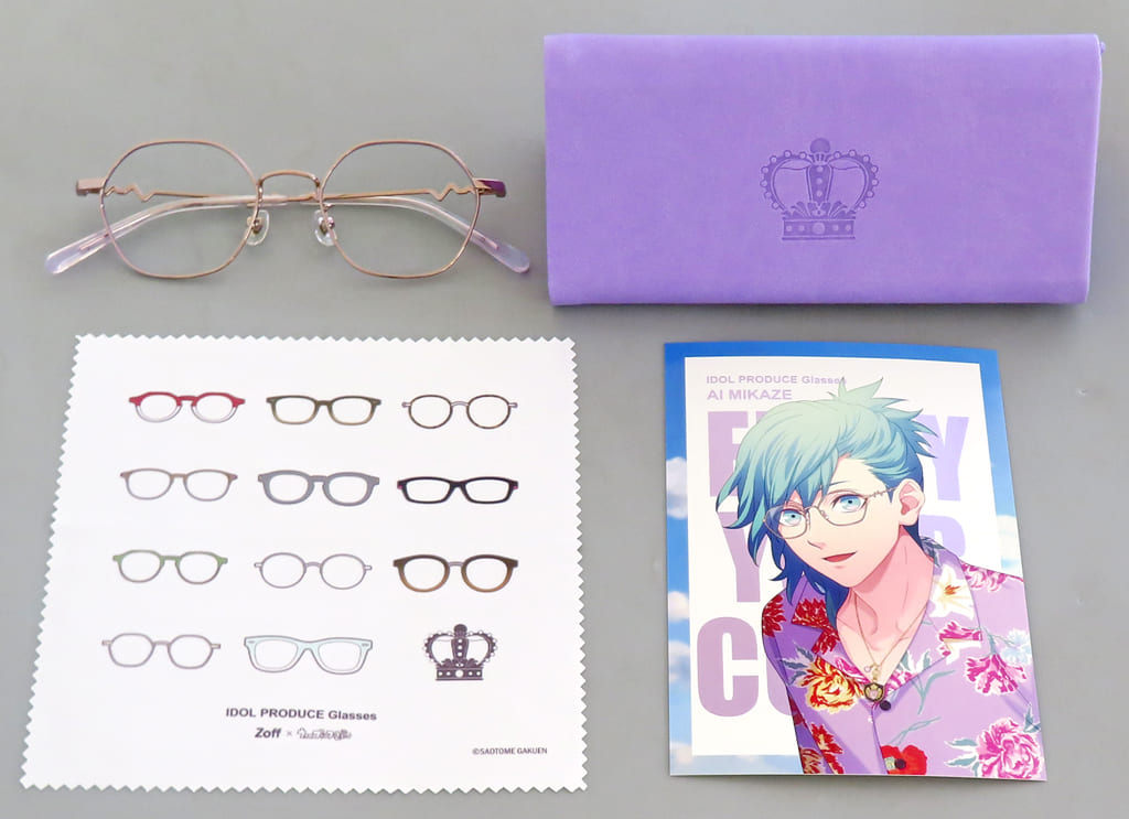 アクセサリー(非金属)(キャラクター)　[レンズ度無し] 一十木音也 IDOL PRODUCE Glasses(アイドルプロデュースグラス) 「Zoff×うたの☆プリンスさまっ♪」 Zoffオンラインストア限定 アクセサリー(非金属) [破損品/レンズ度無し] 一十木音也 IDOL