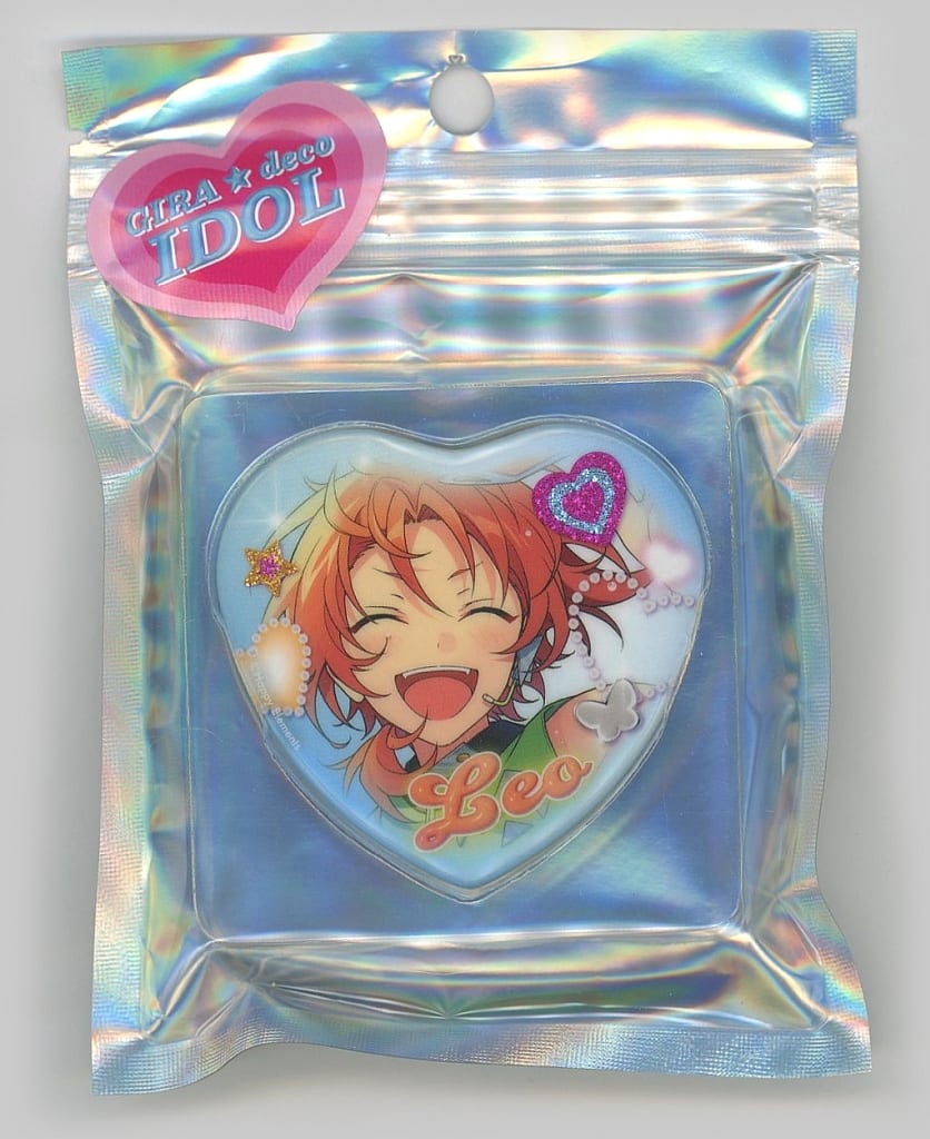 駿河屋 -<中古>月永レオ GIRA☆デコ ハート缶バッジ 「あんさんぶる